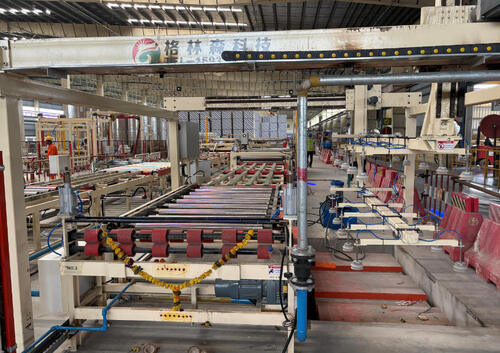 Laatste bedrijf oplossingen over Gypsum Ceiling Tile Production Line (Spec: 60cm×60cm) – Shipment Destination: India