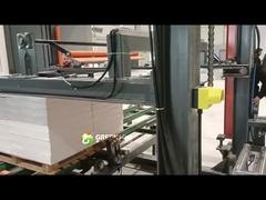 Wikkeloperatie voor de hele stapel gipsplafondplaten