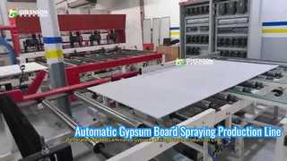Automatische gipsplaatspuitproductielijn