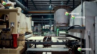 Productieapparatuur voor valse plafondplaten van minerale vezels