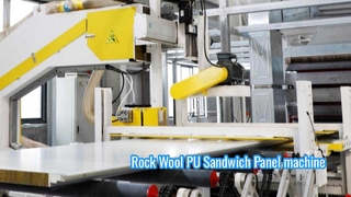 Productielijn van steenwol PU-sandwichpanelen