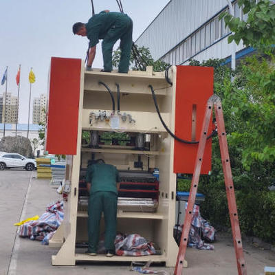 Goede prijs. Silced Pleister Plafond Tile Gips Board Hydraulische drukgat Piercing Machine Punching Machine online