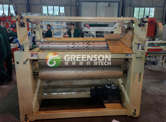 Goede prijs. Volledig automatische dubbelzijdige gipsplatenlamineermachine met 1300 mm effectief lamineer- en PLC-systeem voor plafondtegelproductielijn online