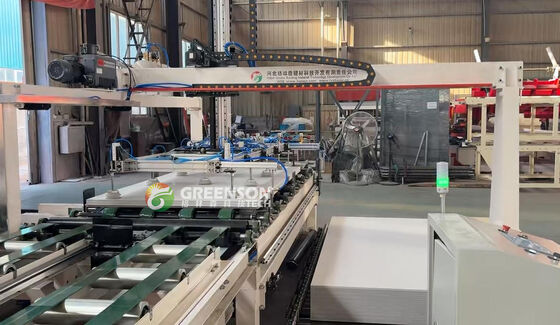 Goede prijs. Automatic Gypsum Board Strip Cutting Machine For 1200 Mm*2400 Mm Boards Dust Free Operation online