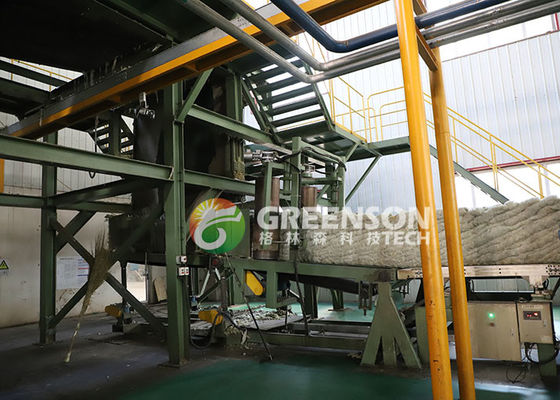 Productielijn voor steenkoolgebrande minerale wol voor basalt-dolomiet en slakken grondstoffen