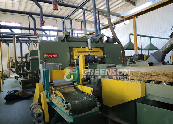 Productielijn voor op maat gemaakte planken van steenwol met 1200-2400 mm plankbreedte en 80-200 kg/m3 dichtheid inclusief buitenlandse ingenieursondersteuning