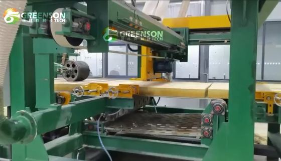 Productielijn voor het maken van bouwmaterialen van rockwoolpanelen
