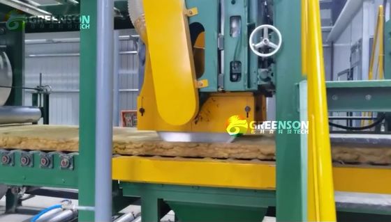 Mineraalwolpaneel Basaltwolplaatmachine Productielijn voor rotswol