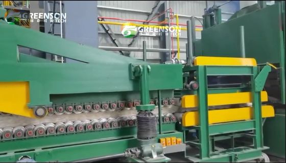 10-15 meter per minuut snelheid Productielijn voor mineraalwolplaten