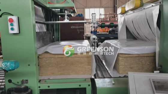 30 mm-200 mm wandplaat Productielijn voor rotswol met aanpasbare dikte