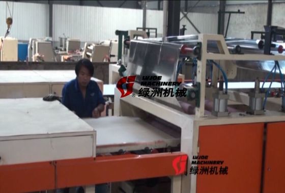 Pvc-Film, Fiberglasmat, Aluminiumfolie het Lamineren Machine voor het Blad van de GipsGipsplaat