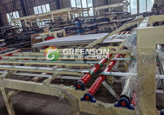 Goede prijs. High Precision PVC Film Lamination Machine with Automated Operation and 1 Year Warranty for Gypsum Ceiling Tile Production online