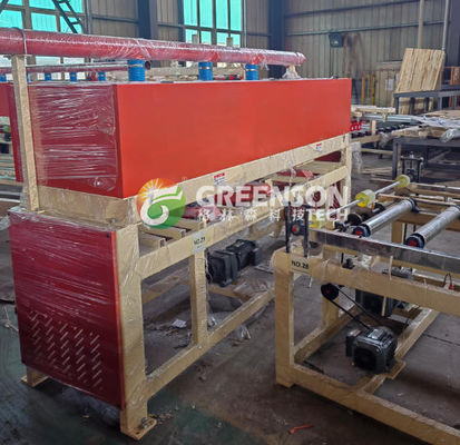 PLC-gecontroleerde volledig automatische lamineermachine voor 2x2 PVC gipsplafondtegels met 15m/min snelheid