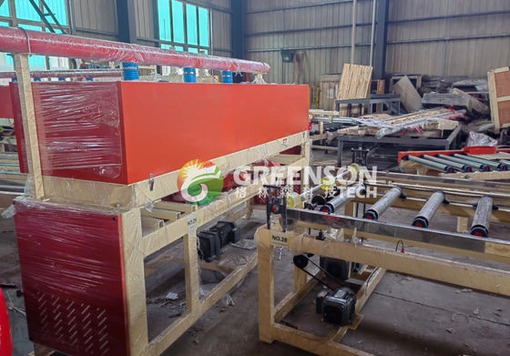 Goede prijs. Volledig automatische gips plafondplaten maken machine met een jaarlijkse capaciteit van 6 miljoen m2 en Siemens PLC-systeem online