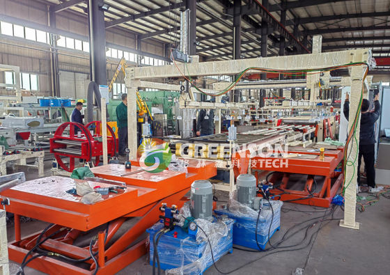 Goede prijs. Fully Automatic Gypsum Board Lamination Machine with 100KW Power and Smooth Performance for PVC Film Lamination online