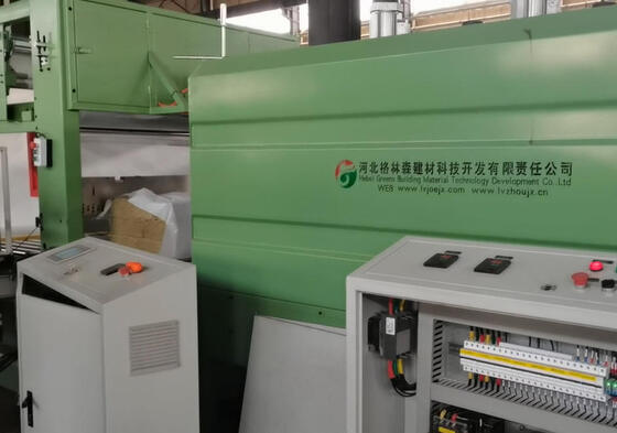 PLC Controlled Mineral Wool Production Line with High Temperature Curing and Unlimited Board Length