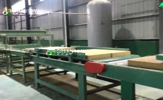 Goede prijs. Automatische Steenwolpaneel Productiemachine met 1200-2400mm Plaatbreedte, 80-200kg/m3 Dichtheid, en PLC-besturing voor Precisie online