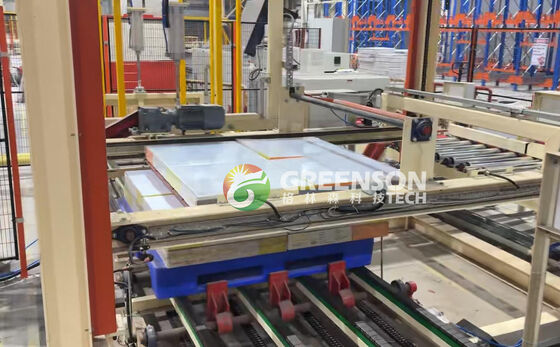 Goede prijs. 55kw PVC-filmgecoate gipsplaatmachine met 1300mm maximale lamineerbreedte voor een productie van 2-6 miljoen m²/jaar online