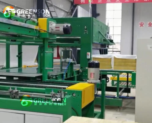 Goede prijs. Productielijn voor panelen van minerale steenwol met een capaciteit van 10000 tot 60000 ton per jaar en een totaalvermogen van 200 tot 300 kW online