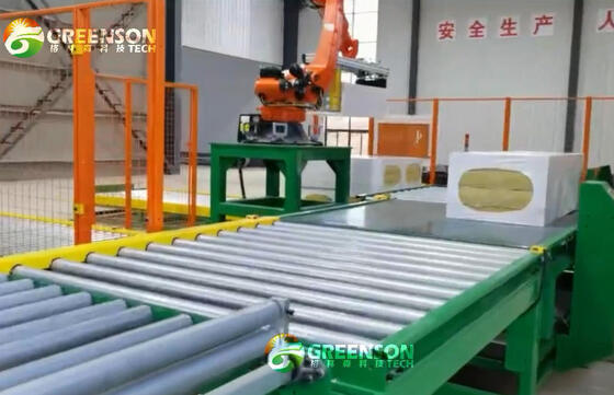 Goede prijs. PLC-gecontroleerde basaltvezelproductielijn met een breedte van 1,2 meter en onbeperkte bordlengte voor de vervaardiging van steenwol online