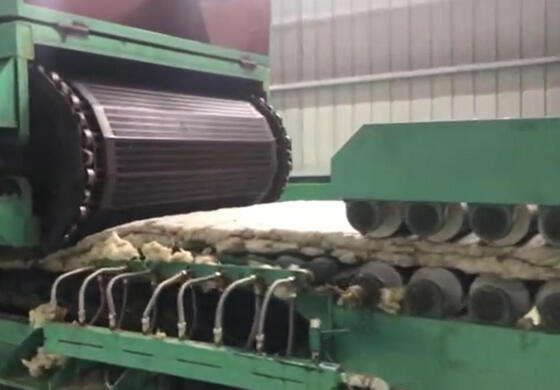 Automatische PLC-besturing Productielijn voor rotswol met een breedte van 1,2 meter voor de vervaardiging van platen van minerale wol