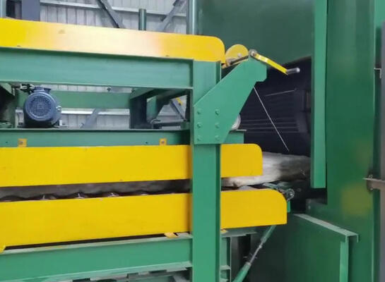 Goede prijs. PLC-gestuurde Steenwolproductielijn met Hoge Temperatuur Uitharding voor Basaltwolplaten van 80-200kg/m3 online