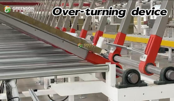 Volautomatische productielijn van steenwol-sandwichpaneel met hoge capaciteit en regelbare snelheid voor dak en muur