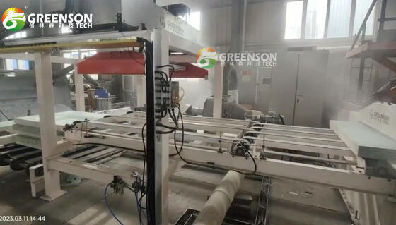 PLC-gestuurde gipskartonproductielijn voor het stapelen van verpakkingen