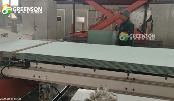Gipsplaat Schrootmateriaal Stuwsnijder voor gipsfabriek