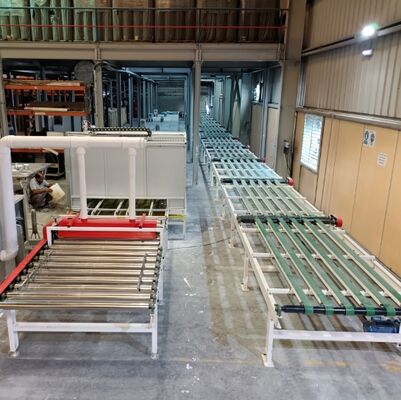 Goede prijs. Decoratieve gipsplaat spuitverfmachinelijn online