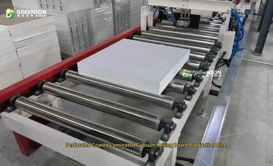 Decoratieve gipsplaten oppervlaktespuitverfproductielijn Enkele en dubbele coating spuitapparatuur