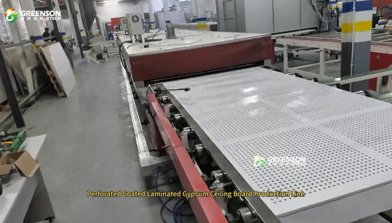 Continue productielijn voor spuitgieten van gipspanelen
